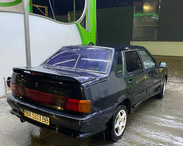 Черный ВАЗ 2115 Самара, объемом двигателя 1.5 л и пробегом 198 тыс. км за 1700 $, фото 3 на Automoto.ua