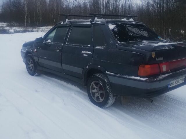 Чорний ВАЗ 2115 Самара, об'ємом двигуна 1.5 л та пробігом 221 тис. км за 1550 $, фото 4 на Automoto.ua