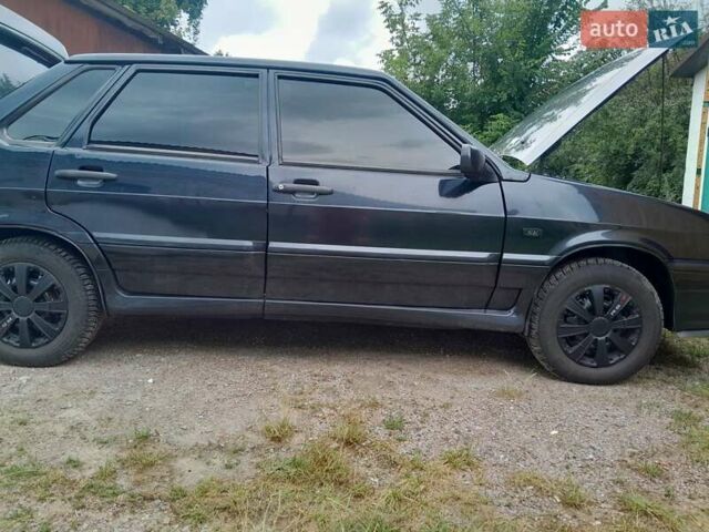 Черный ВАЗ 2115 Самара, объемом двигателя 1.5 л и пробегом 200 тыс. км за 2900 $, фото 5 на Automoto.ua