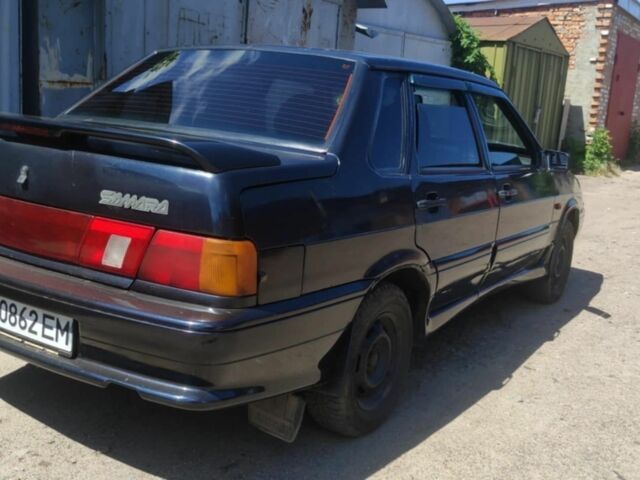 Чорний ВАЗ 2115 Самара, об'ємом двигуна 1.5 л та пробігом 225 тис. км за 1600 $, фото 2 на Automoto.ua