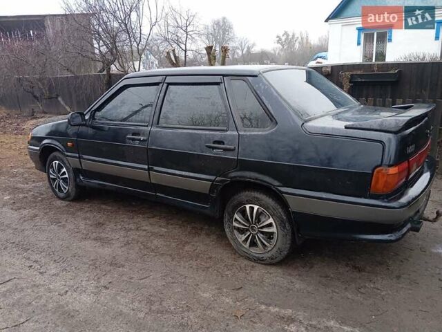 Черный ВАЗ 2115 Самара, объемом двигателя 1.6 л и пробегом 178 тыс. км за 1700 $, фото 4 на Automoto.ua