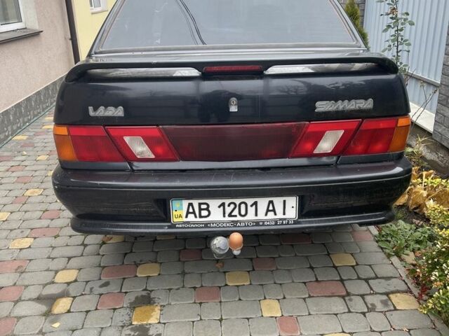 Черный ВАЗ 2115 Самара, объемом двигателя 1.5 л и пробегом 130 тыс. км за 1850 $, фото 3 на Automoto.ua