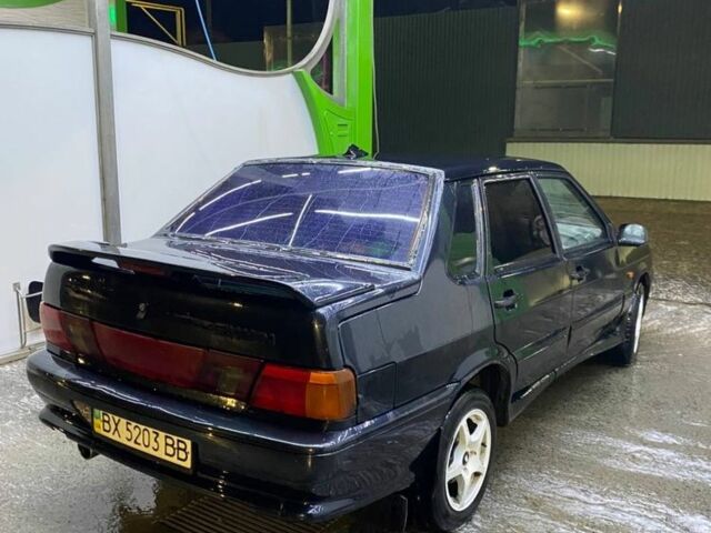 Черный ВАЗ 2115 Самара, объемом двигателя 1.5 л и пробегом 198 тыс. км за 1700 $, фото 3 на Automoto.ua