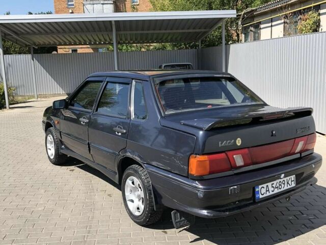 Черный ВАЗ 2115 Самара, объемом двигателя 1.6 л и пробегом 250 тыс. км за 1500 $, фото 4 на Automoto.ua