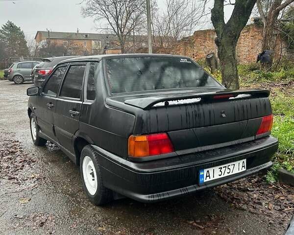 Черный ВАЗ 2115 Самара, объемом двигателя 1.6 л и пробегом 270 тыс. км за 1500 $, фото 1 на Automoto.ua