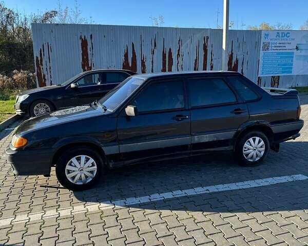 Черный ВАЗ 2115 Самара, объемом двигателя 1.6 л и пробегом 335 тыс. км за 1300 $, фото 10 на Automoto.ua