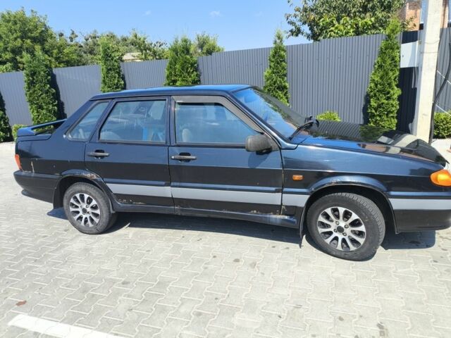 Черный ВАЗ 2115 Самара, объемом двигателя 1.6 л и пробегом 290 тыс. км за 1200 $, фото 2 на Automoto.ua