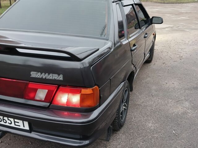 Чорний ВАЗ 2115 Самара, об'ємом двигуна 1.6 л та пробігом 45 тис. км за 2500 $, фото 3 на Automoto.ua