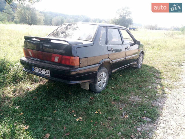Чорний ВАЗ 2115 Самара, об'ємом двигуна 1.6 л та пробігом 150 тис. км за 1150 $, фото 1 на Automoto.ua