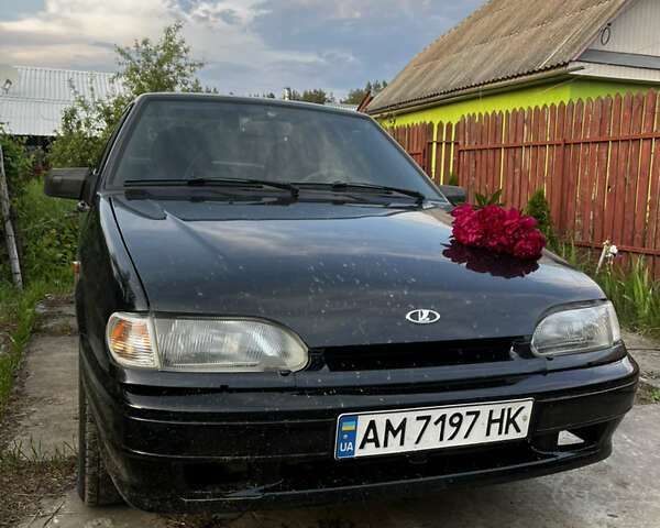 Черный ВАЗ 2115 Самара, объемом двигателя 1.6 л и пробегом 150 тыс. км за 2000 $, фото 1 на Automoto.ua