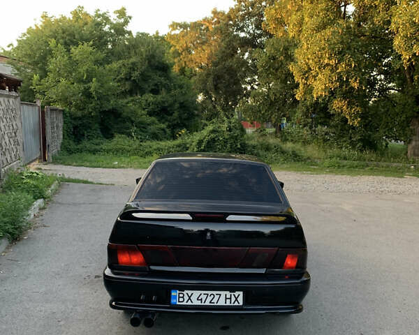 Черный ВАЗ 2115 Самара, объемом двигателя 1.6 л и пробегом 285 тыс. км за 2700 $, фото 4 на Automoto.ua