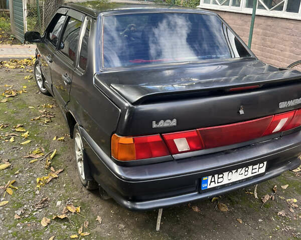 Чорний ВАЗ 2115 Самара, об'ємом двигуна 1.6 л та пробігом 160 тис. км за 1900 $, фото 2 на Automoto.ua