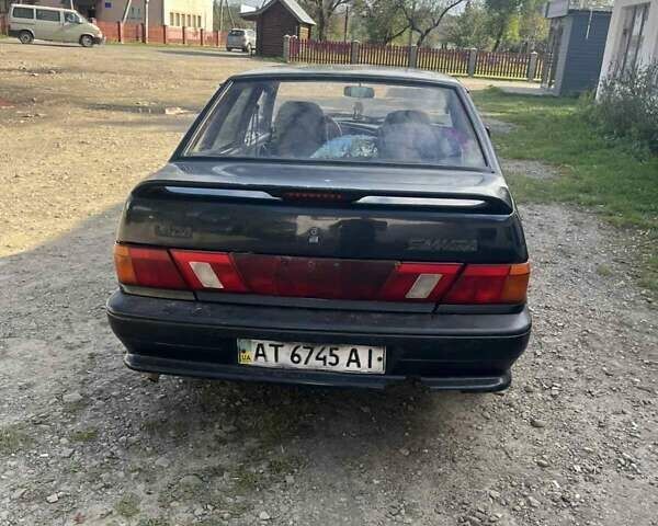 Черный ВАЗ 2115 Самара, объемом двигателя 1.5 л и пробегом 198 тыс. км за 749 $, фото 4 на Automoto.ua