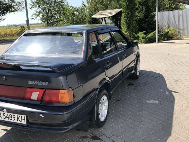 Черный ВАЗ 2115 Самара, объемом двигателя 1.6 л и пробегом 250 тыс. км за 1500 $, фото 3 на Automoto.ua