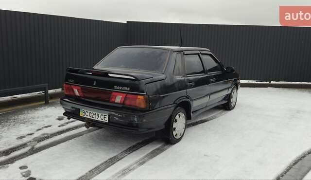 Чорний ВАЗ 2115 Самара, об'ємом двигуна 1.5 л та пробігом 164 тис. км за 2200 $, фото 1 на Automoto.ua