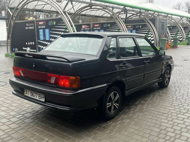 Черный ВАЗ 2115 Самара, объемом двигателя 1.6 л и пробегом 150 тыс. км за 1900 $, фото 4 на Automoto.ua