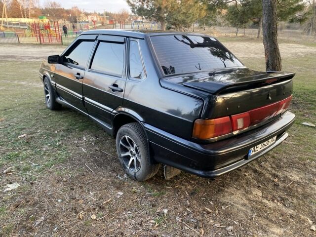 Черный ВАЗ 2115 Самара, объемом двигателя 1.6 л и пробегом 138 тыс. км за 2400 $, фото 1 на Automoto.ua