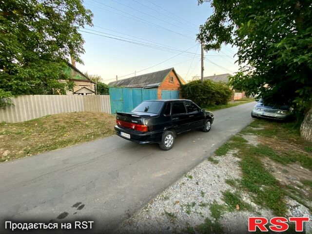 Черный ВАЗ 2115 Самара, объемом двигателя 1.6 л и пробегом 200 тыс. км за 1050 $, фото 3 на Automoto.ua