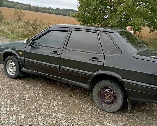 Черный ВАЗ 2115 Самара, объемом двигателя 1.6 л и пробегом 150 тыс. км за 850 $, фото 1 на Automoto.ua