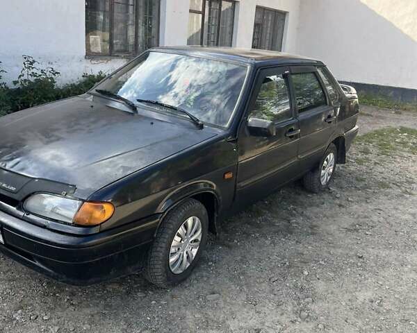 Черный ВАЗ 2115 Самара, объемом двигателя 1.5 л и пробегом 198 тыс. км за 749 $, фото 1 на Automoto.ua