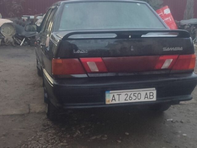 Чорний ВАЗ 2115 Самара, об'ємом двигуна 1.5 л та пробігом 240 тис. км за 1050 $, фото 6 на Automoto.ua