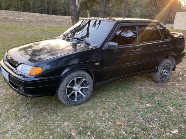 Черный ВАЗ 2115 Самара, объемом двигателя 1.6 л и пробегом 138 тыс. км за 2400 $, фото 4 на Automoto.ua