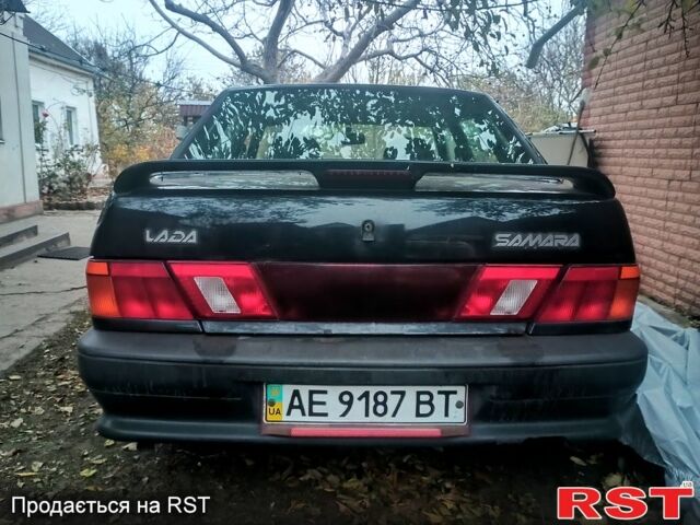 Черный ВАЗ 2115 Самара, объемом двигателя 1.6 л и пробегом 62 тыс. км за 2300 $, фото 2 на Automoto.ua