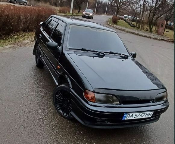 Чорний ВАЗ 2115 Самара, об'ємом двигуна 1.6 л та пробігом 200 тис. км за 1100 $, фото 1 на Automoto.ua