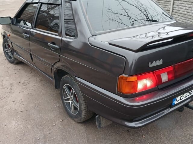 Чорний ВАЗ 2115 Самара, об'ємом двигуна 1.6 л та пробігом 45 тис. км за 2500 $, фото 4 на Automoto.ua