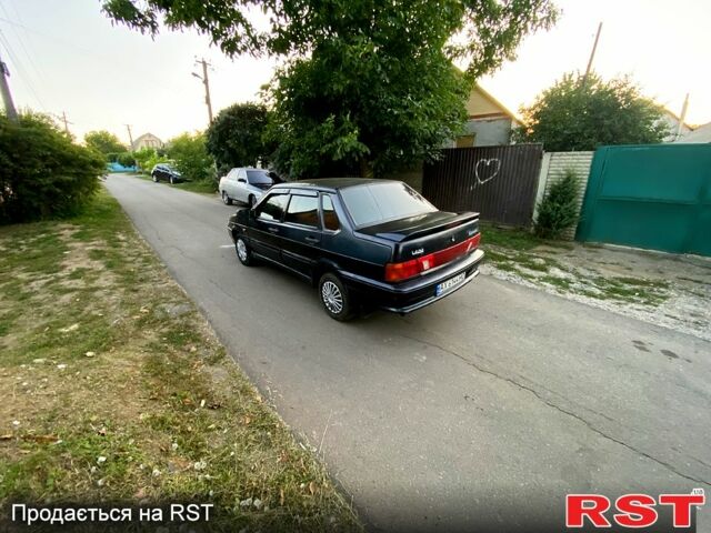 Черный ВАЗ 2115 Самара, объемом двигателя 1.6 л и пробегом 200 тыс. км за 1050 $, фото 4 на Automoto.ua