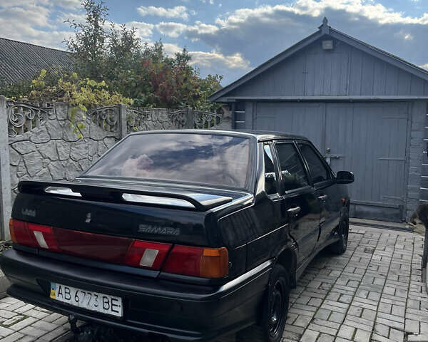 Чорний ВАЗ 2115 Самара, об'ємом двигуна 1.6 л та пробігом 250 тис. км за 1750 $, фото 6 на Automoto.ua