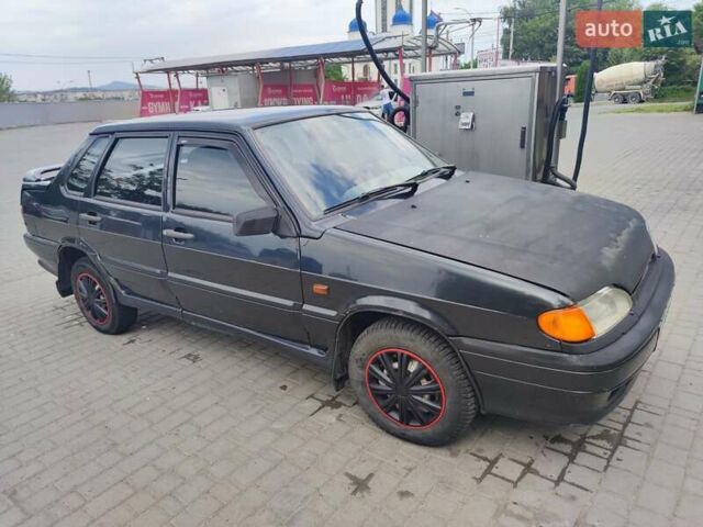 Черный ВАЗ 2115 Самара, объемом двигателя 1.6 л и пробегом 85 тыс. км за 2350 $, фото 1 на Automoto.ua