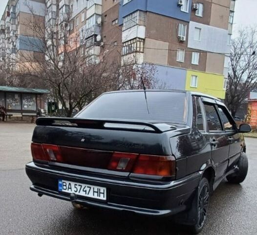 Чорний ВАЗ 2115 Самара, об'ємом двигуна 1.6 л та пробігом 200 тис. км за 1100 $, фото 4 на Automoto.ua