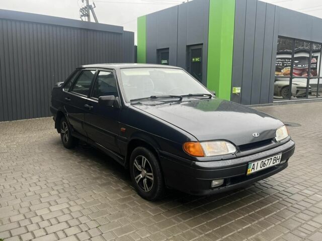 Черный ВАЗ 2115 Самара, объемом двигателя 1.6 л и пробегом 150 тыс. км за 1900 $, фото 6 на Automoto.ua