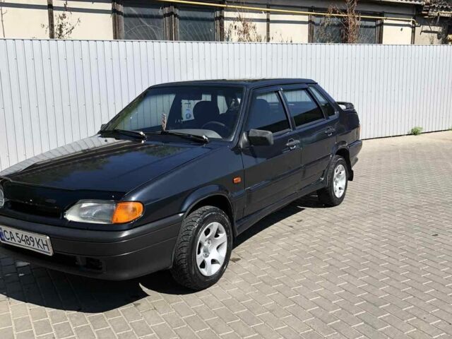 Черный ВАЗ 2115 Самара, объемом двигателя 1.6 л и пробегом 250 тыс. км за 1500 $, фото 2 на Automoto.ua