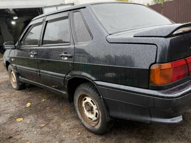 Черный ВАЗ 2115 Самара, объемом двигателя 1.6 л и пробегом 220 тыс. км за 950 $, фото 2 на Automoto.ua
