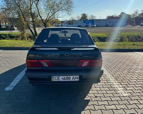 Черный ВАЗ 2115 Самара, объемом двигателя 1.6 л и пробегом 335 тыс. км за 1300 $, фото 7 на Automoto.ua