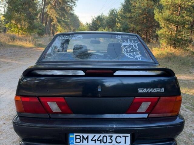 Чорний ВАЗ 2115 Самара, об'ємом двигуна 1.7 л та пробігом 215 тис. км за 1756 $, фото 6 на Automoto.ua