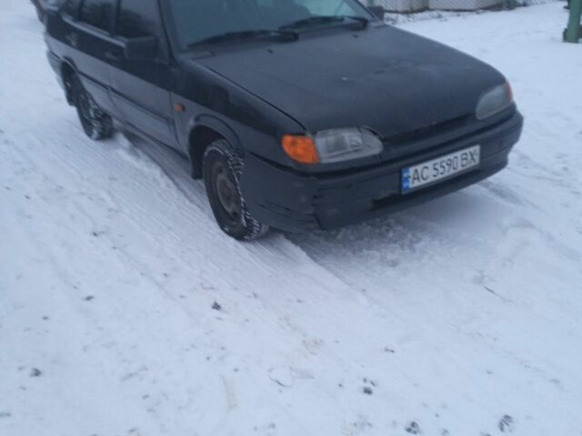 Черный ВАЗ 2115 Самара, объемом двигателя 1.6 л и пробегом 200 тыс. км за 670 $, фото 2 на Automoto.ua