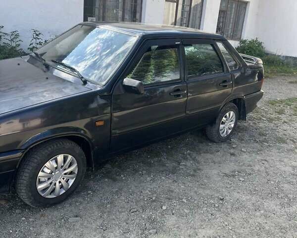 Черный ВАЗ 2115 Самара, объемом двигателя 1.5 л и пробегом 198 тыс. км за 749 $, фото 3 на Automoto.ua