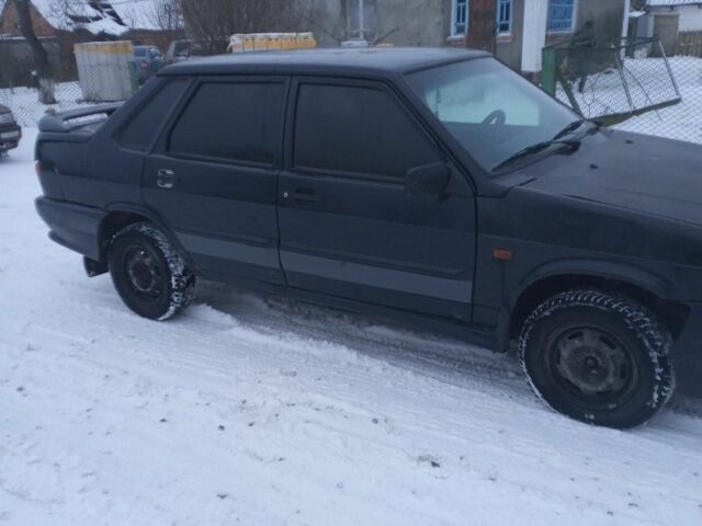 Черный ВАЗ 2115 Самара, объемом двигателя 1.6 л и пробегом 200 тыс. км за 670 $, фото 4 на Automoto.ua