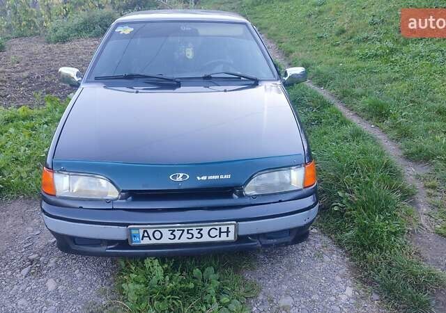 Черный ВАЗ 2115 Самара, объемом двигателя 1.5 л и пробегом 320 тыс. км за 1000 $, фото 1 на Automoto.ua