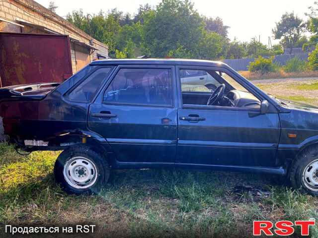 Черный ВАЗ 2115 Самара, объемом двигателя 1.6 л и пробегом 255 тыс. км за 750 $, фото 1 на Automoto.ua