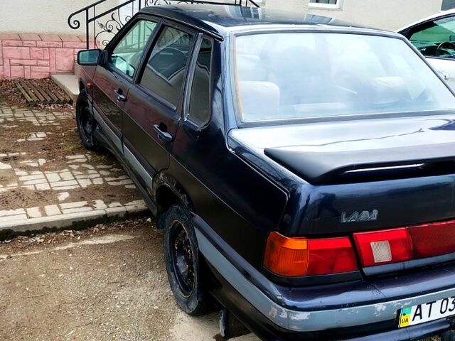 Черный ВАЗ 2115 Самара, объемом двигателя 1.6 л и пробегом 474 тыс. км за 1300 $, фото 10 на Automoto.ua