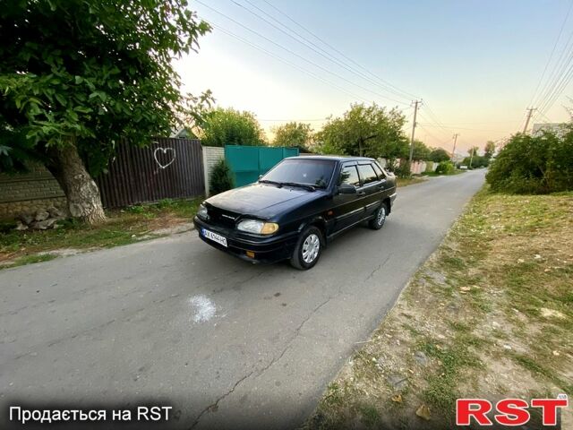 Черный ВАЗ 2115 Самара, объемом двигателя 1.6 л и пробегом 200 тыс. км за 1050 $, фото 2 на Automoto.ua