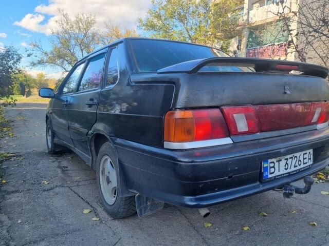 Черный ВАЗ 2115 Самара, объемом двигателя 1.6 л и пробегом 177 тыс. км за 1550 $, фото 5 на Automoto.ua