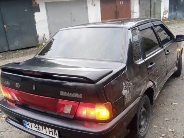 Черный ВАЗ 2115 Самара, объемом двигателя 1.6 л и пробегом 230 тыс. км за 1350 $, фото 10 на Automoto.ua