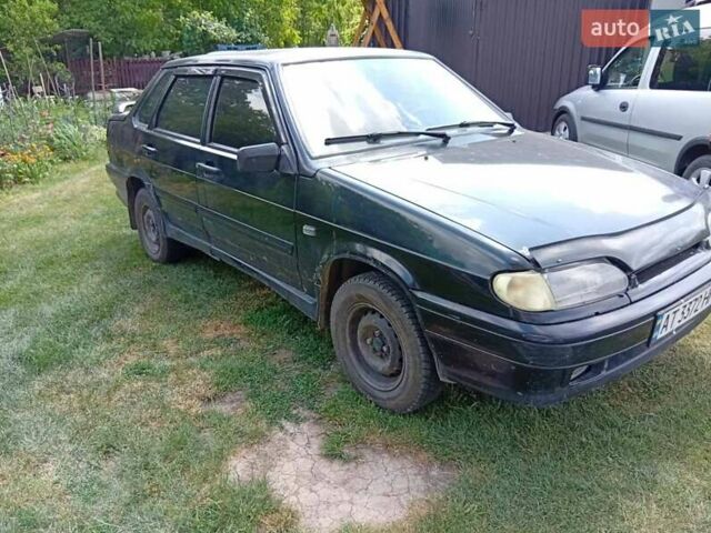 Черный ВАЗ 2115 Самара, объемом двигателя 1.6 л и пробегом 219 тыс. км за 1300 $, фото 5 на Automoto.ua
