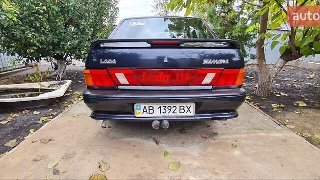 Черный ВАЗ 2115 Самара, объемом двигателя 1.6 л и пробегом 110 тыс. км за 2600 $, фото 3 на Automoto.ua