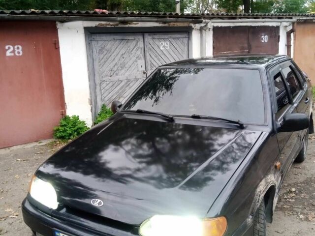 Черный ВАЗ 2115 Самара, объемом двигателя 1.6 л и пробегом 230 тыс. км за 1350 $, фото 12 на Automoto.ua